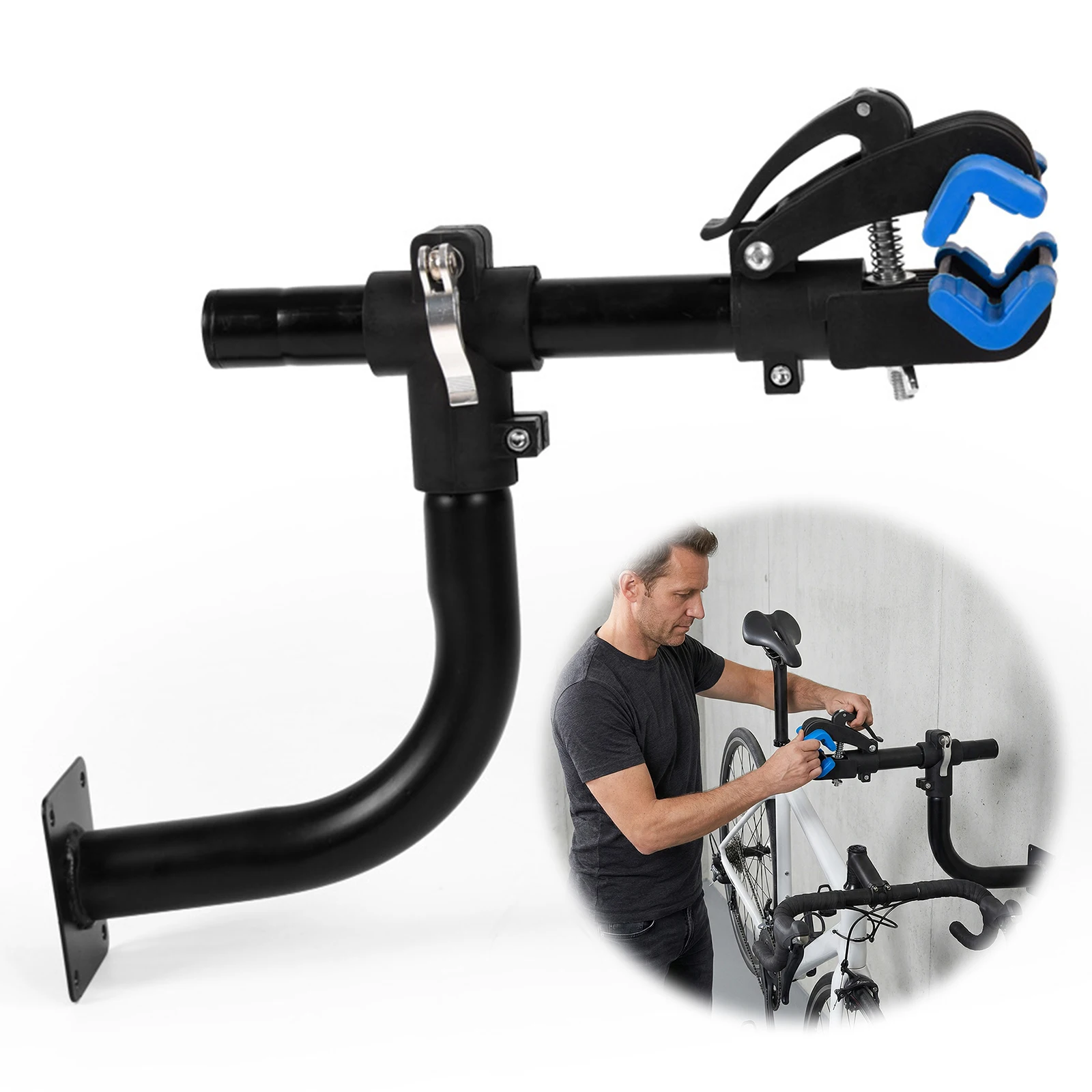 Настенная подставка для ремонта велосипедов (для MTB и шоссейных велосипедов) (Bend)
Настенная подставка для ремонта велосипедов (для MTB и шоссейных велосипедов) (Bend)