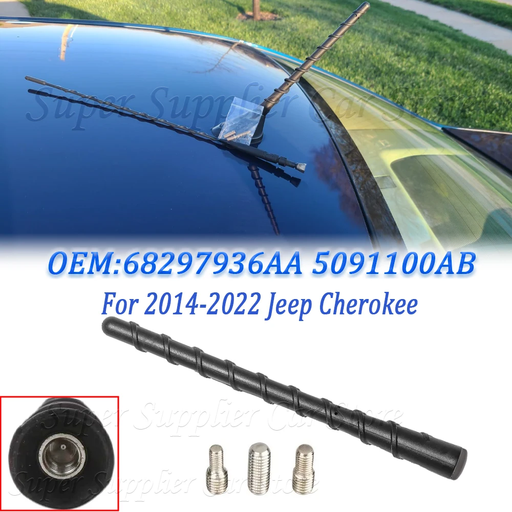 Car Removable Antenna Mast FM AM Radio Aerial 68297936AA 5091100AB For 2011-2022 Jeep Grand Cherokee Renegade Compass Fiat 500
Car Removable Antenna Mast FM AM Radio Aerial 68297936AA 5091100AB For 2011-2022 Jeep Grand Cherokee Renegade Compass Fiat 500