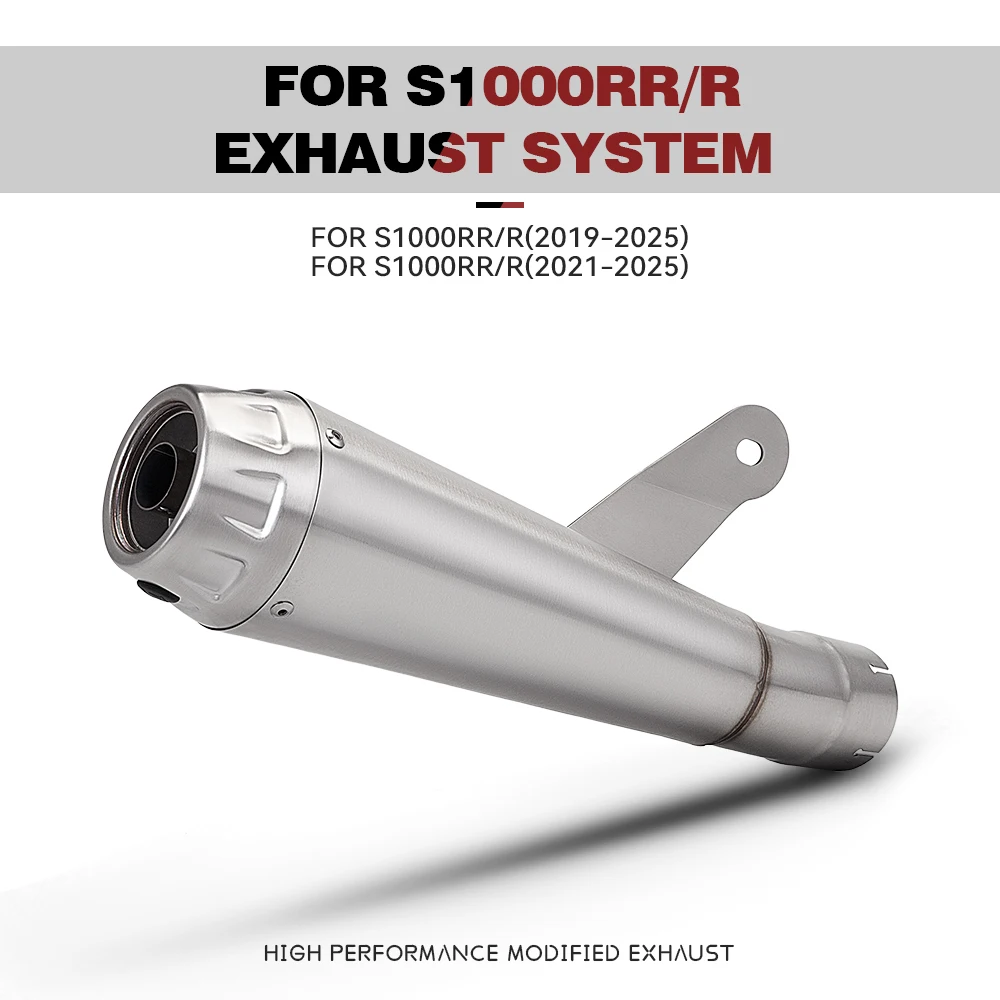 For S1000RR S1000R GP Racing 60mm Slip On Exhaust Muffler 2019-2025
For S1000RR S1000R GP Racing 60mm Slip On Exhaust Muffler 2019-2025
