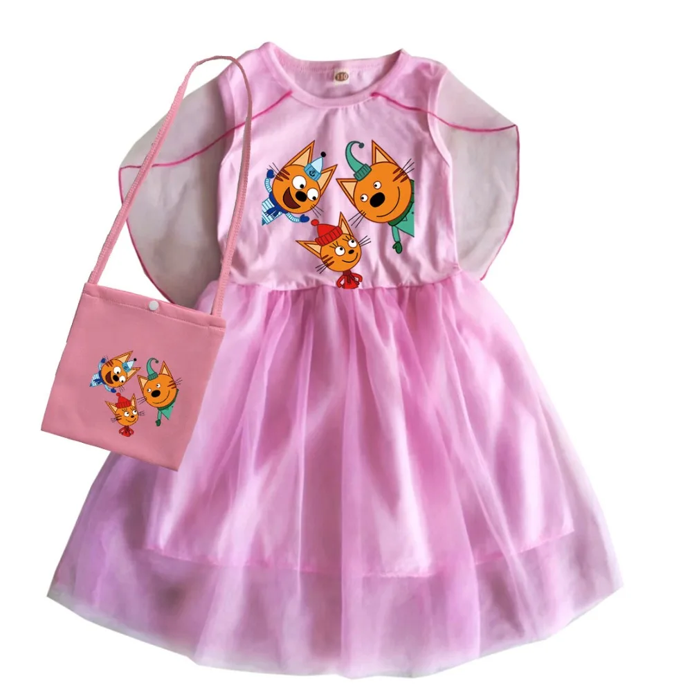 Russian Cartoon Kid-e-cats Clothes for Baby Girls Summer Short Sleeve Dress Kids Casual Dresses Children Evening Party Vestidos
Russian Cartoon Kid-e-cats Clothes for Baby Girls Summer Short Sleeve Dress Kids Casual Dresses Children Evening Party Vestidos