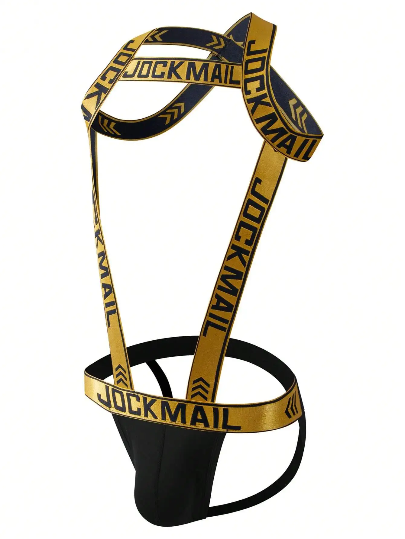 Men's One Shoulder Straps 2-in-1 Jockstrap Underwear with Bold Graphic Design for Sport or Night Out
Men's One Shoulder Straps 2-in-1 Jockstrap Underwear with Bold Graphic Design for Sport or Night Out