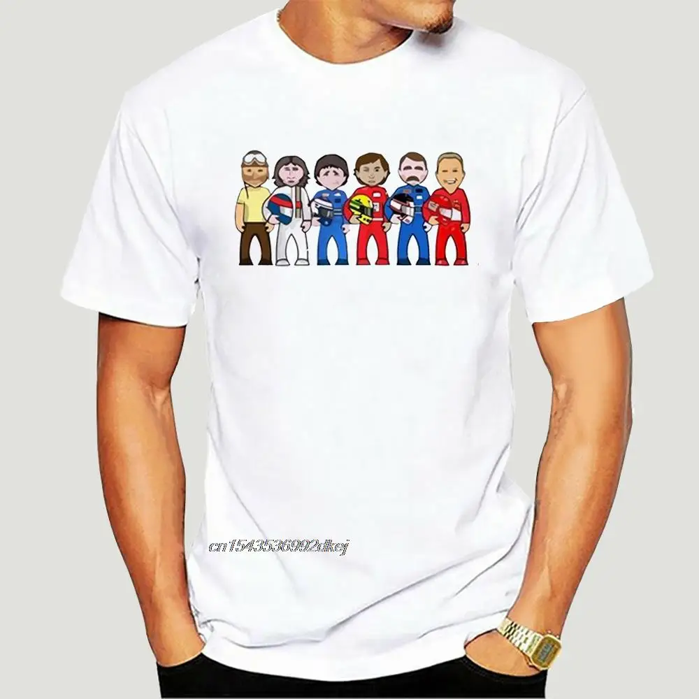 Men's Legends Juan Manuel Fangio Michael Schumacher Ayrton Senna Alain Prost Nigel Mansell T-shirt Tee Euro Size Sbz222 1863A
Men's Legends Juan Manuel Fangio Michael Schumacher Ayrton Senna Alain Prost Nigel Mansell T-shirt Tee Euro Size Sbz222 1863A