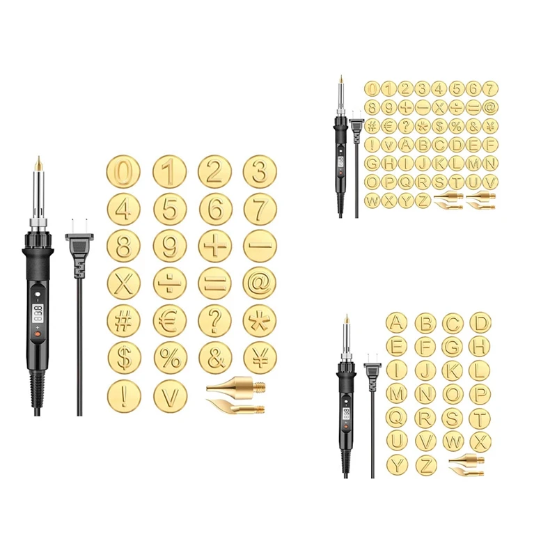 Wood Burning Kit With Letters,DIY Wood/Leather Burning Set, Letter Soldering Iron Stencils Kit Tool US Plug
Wood Burning Kit With Letters,DIY Wood/Leather Burning Set, Letter Soldering Iron Stencils Kit Tool US Plug