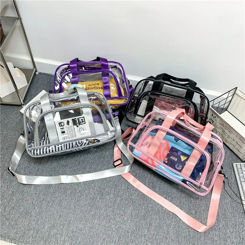 Fashion Transparent Travel Bag Large Capacity Transparent Pvc Play Bag Fitness Storage Bag
Fashion Transparent Travel Bag Large Capacity Transparent Pvc Play Bag Fitness Storage Bag