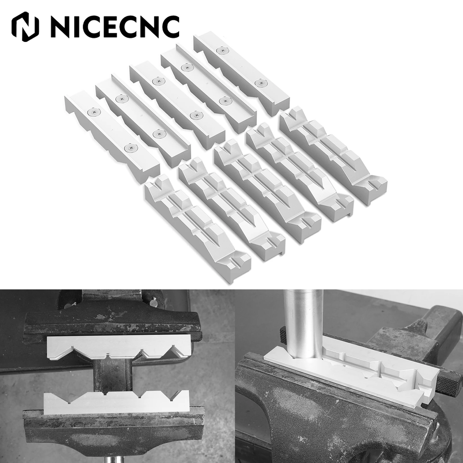 10PCS Aluminum Vise Soft Jaws V-Type Jaw 0.4 0.78 1.8 1.96 IN For Vise Chick Kurt Te-co Parlec Toolex Magnum Conquest 6 IN Vises
10PCS Aluminum Vise Soft Jaws V-Type Jaw 0.4 0.78 1.8 1.96 IN For Vise Chick Kurt Te-co Parlec Toolex Magnum Conquest 6 IN Vises
