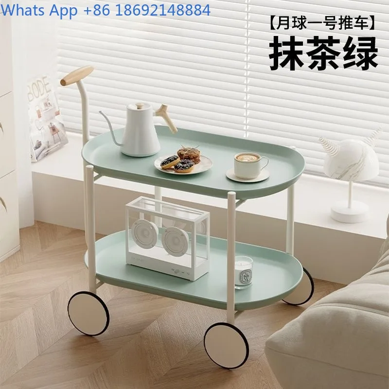Coffee Table Snack Trolley Sofa Side Table Living Room Cream Style Storage Rack Nordic Minimalist Movable Small Table
Coffee Table Snack Trolley Sofa Side Table Living Room Cream Style Storage Rack Nordic Minimalist Movable Small Table