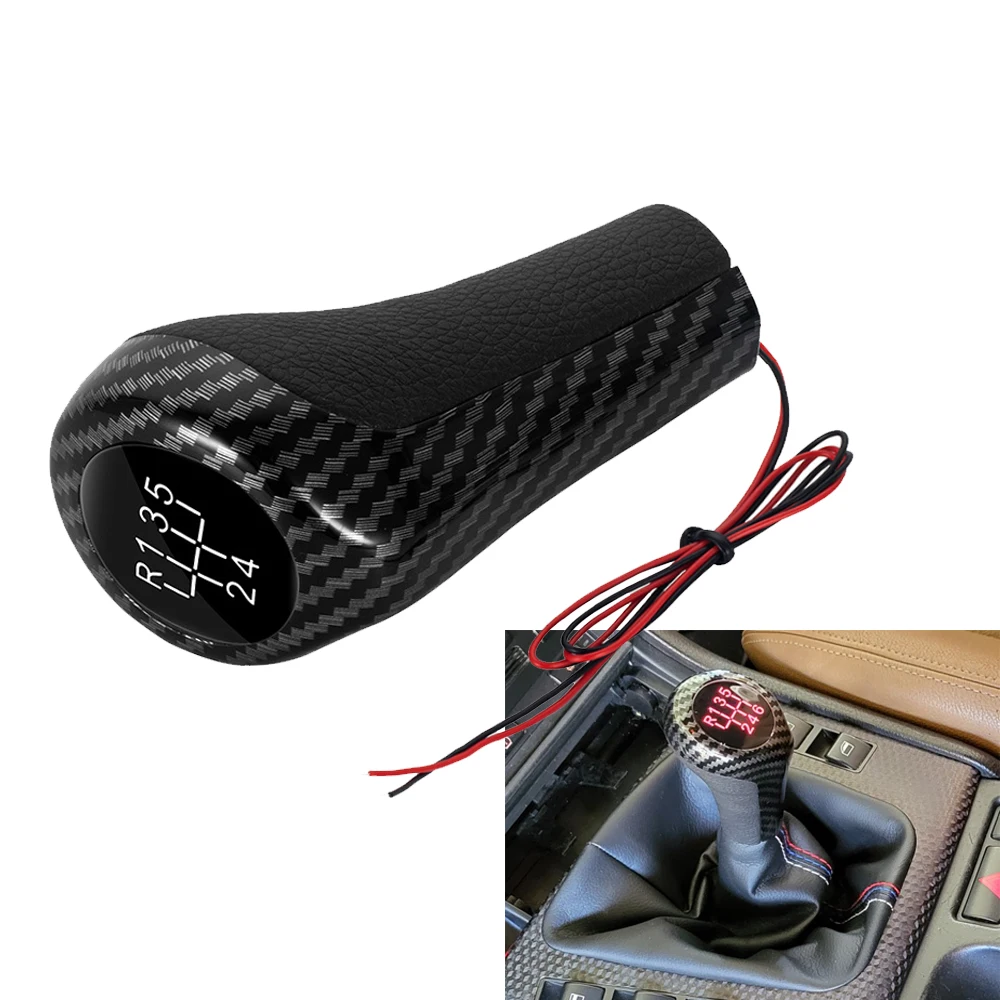 5 6 Speed Gear Shift Knob LED Light Shifter Lever Handball for BMW M E46 E90 E91 E92 E36 E82 E87 E88 F30 X1 X3 X5 ABS
5 6 Speed Gear Shift Knob LED Light Shifter Lever Handball for BMW M E46 E90 E91 E92 E36 E82 E87 E88 F30 X1 X3 X5 ABS