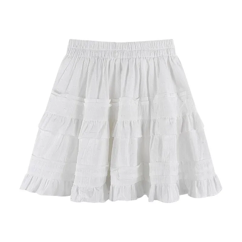 Summer Women's Ballet Style White Short Skirt New Elastic A-line Fluffy Dance Cake Half Skirt
Summer Women's Ballet Style White Short Skirt New Elastic A-line Fluffy Dance Cake Half Skirt