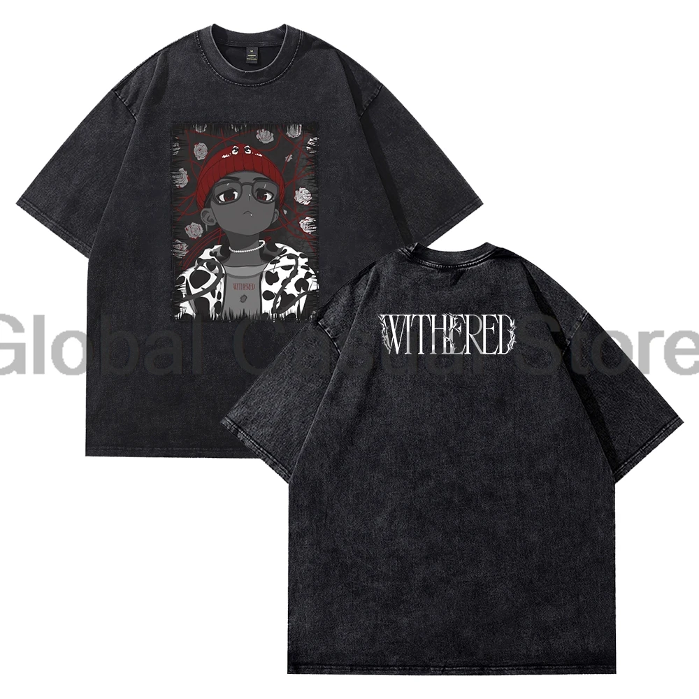 D4vd Withered Kawaii 2025 Cartoon Washed T-shirt Crewneck Short Sleeve Cotton Tee Women Men Streetwear Tops
D4vd Withered Kawaii 2025 Cartoon Washed T-shirt Crewneck Short Sleeve Cotton Tee Women Men Streetwear Tops