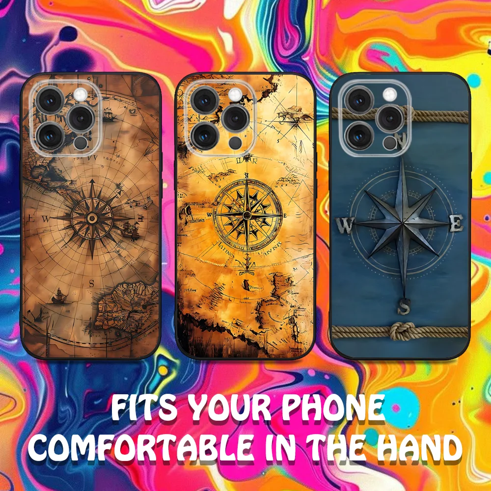 Wood Compass Clock Art Phone Case For iPhone 16,15,14,13,12,11,Pro,Max,Plus,X,XS,SE,E,Mini,Soft Silicone Black Case
Wood Compass Clock Art Phone Case For iPhone 16,15,14,13,12,11,Pro,Max,Plus,X,XS,SE,E,Mini,Soft Silicone Black Case