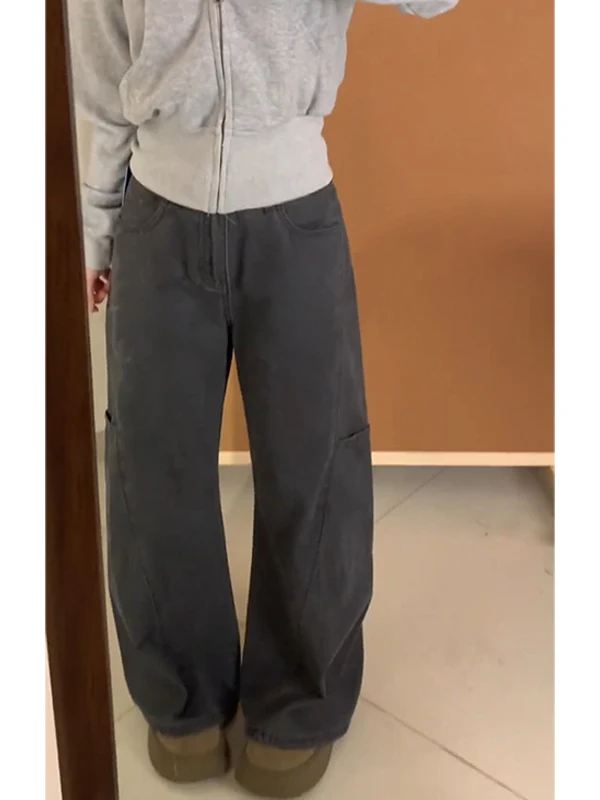 Deep Grey Men's Knife Workwear Pants High Waist Slim Straight Leg Micro Flared Long Trousers Autumn Casual Style
Deep Grey Men's Knife Workwear Pants High Waist Slim Straight Leg Micro Flared Long Trousers Autumn Casual Style