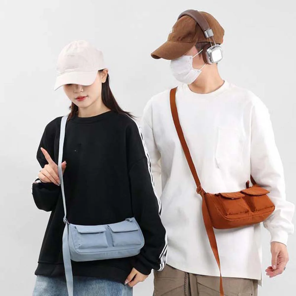 Oxford Cloth Men's Crossbody Bag Adjustable Strap Multi Functional Harajuku Messenger Bag Large Capacity Solid Color
Oxford Cloth Men's Crossbody Bag Adjustable Strap Multi Functional Harajuku Messenger Bag Large Capacity Solid Color