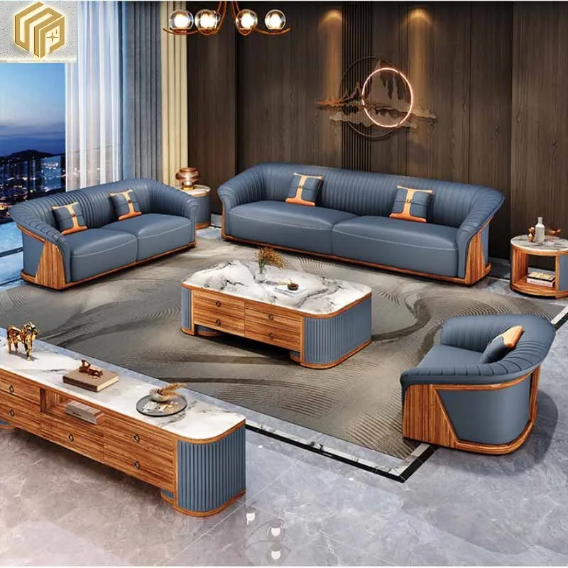 Modern minimalist leather sofa, Italian style light luxury large unit, new Chinese style solid wood villa, new furniture
Modern minimalist leather sofa, Italian style light luxury large unit, new Chinese style solid wood villa, new furniture