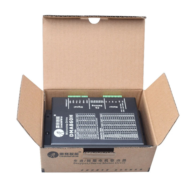Leadshine Controller Driver 7.2A Microstep Driver DMA860H Nema34 Stepper Motor Driver DMA860H
Leadshine Controller Driver 7.2A Microstep Driver DMA860H Nema34 Stepper Motor Driver DMA860H