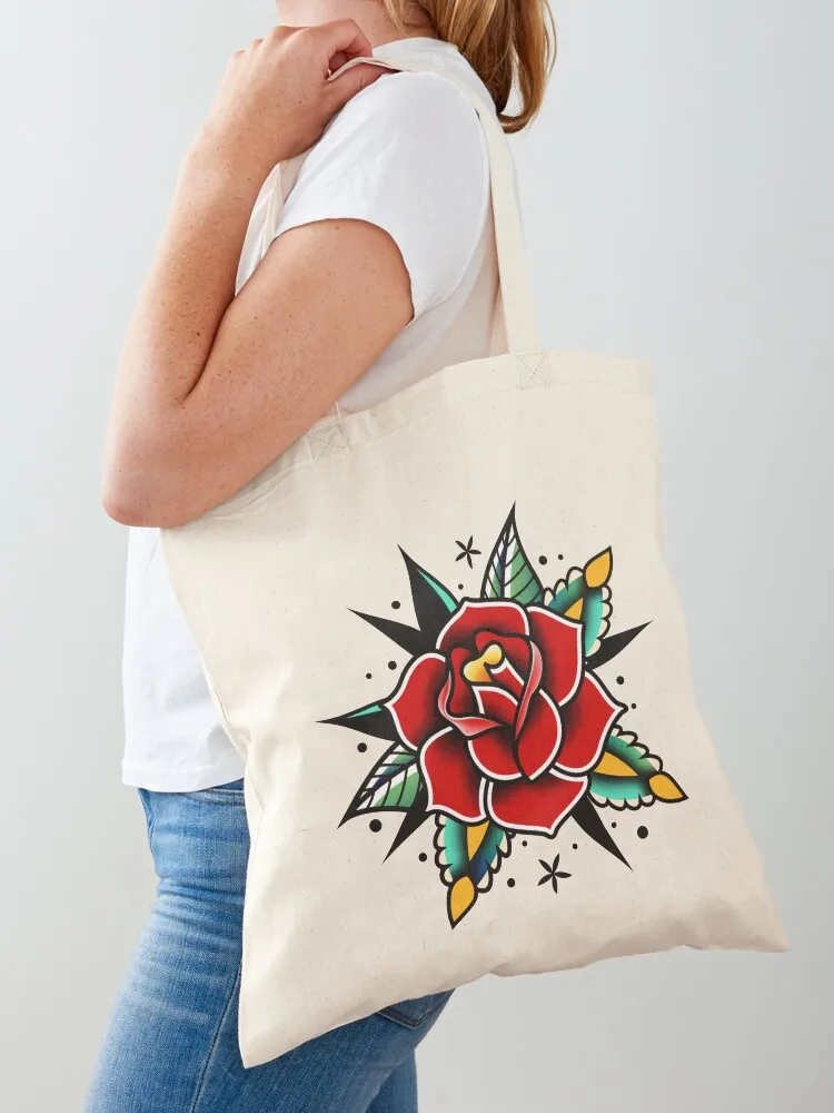 traditional old school tattoo rose Tote Bag tote bag screen Women's shopper bag custom bags tote men
traditional old school tattoo rose Tote Bag tote bag screen Women's shopper bag custom bags tote men