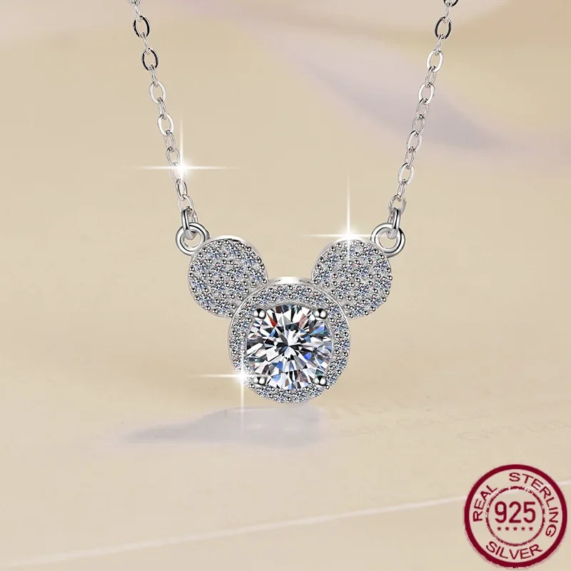 New s925 pure silver necklace, teddy bear animal necklace, high-end fashion, micro inlaid moissanite jewelry, wedding jewelry
New s925 pure silver necklace, teddy bear animal necklace, high-end fashion, micro inlaid moissanite jewelry, wedding jewelry