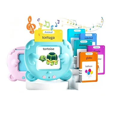 Cross-border Flash Cards Xiongbao Card Machine, Kids Early Education Foreign Language Card Insert Learning Educational Machine
Cross-border Flash Cards Xiongbao Card Machine, Kids Early Education Foreign Language Card Insert Learning Educational Machine