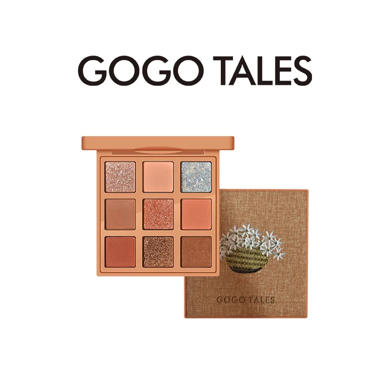 GOGO TALES Embroidery Nine-color Eyeshadow Palette For Beginners, Earth-toned Daily Light Makeup Eyeshadow
GOGO TALES Embroidery Nine-color Eyeshadow Palette For Beginners, Earth-toned Daily Light Makeup Eyeshadow