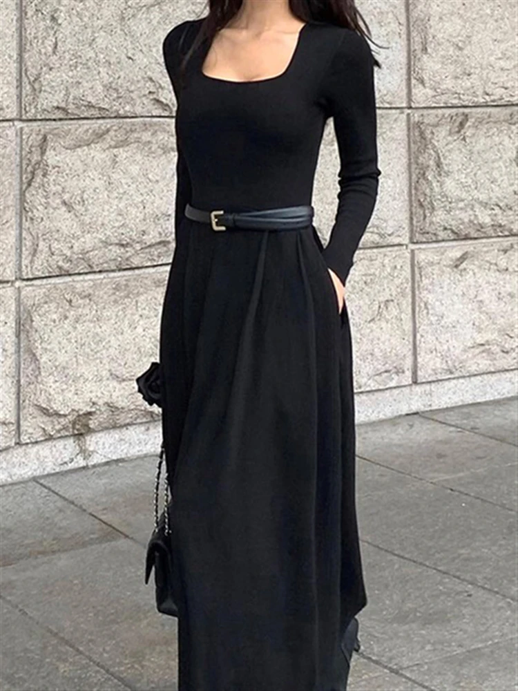 Solid Thick Korean Black Sweater Dress Women 2022 New Winter Vintage Warm Clothing Autumn Elegant Woman Knitted Dresses Vestido
Solid Thick Korean Black Sweater Dress Women 2022 New Winter Vintage Warm Clothing Autumn Elegant Woman Knitted Dresses Vestido