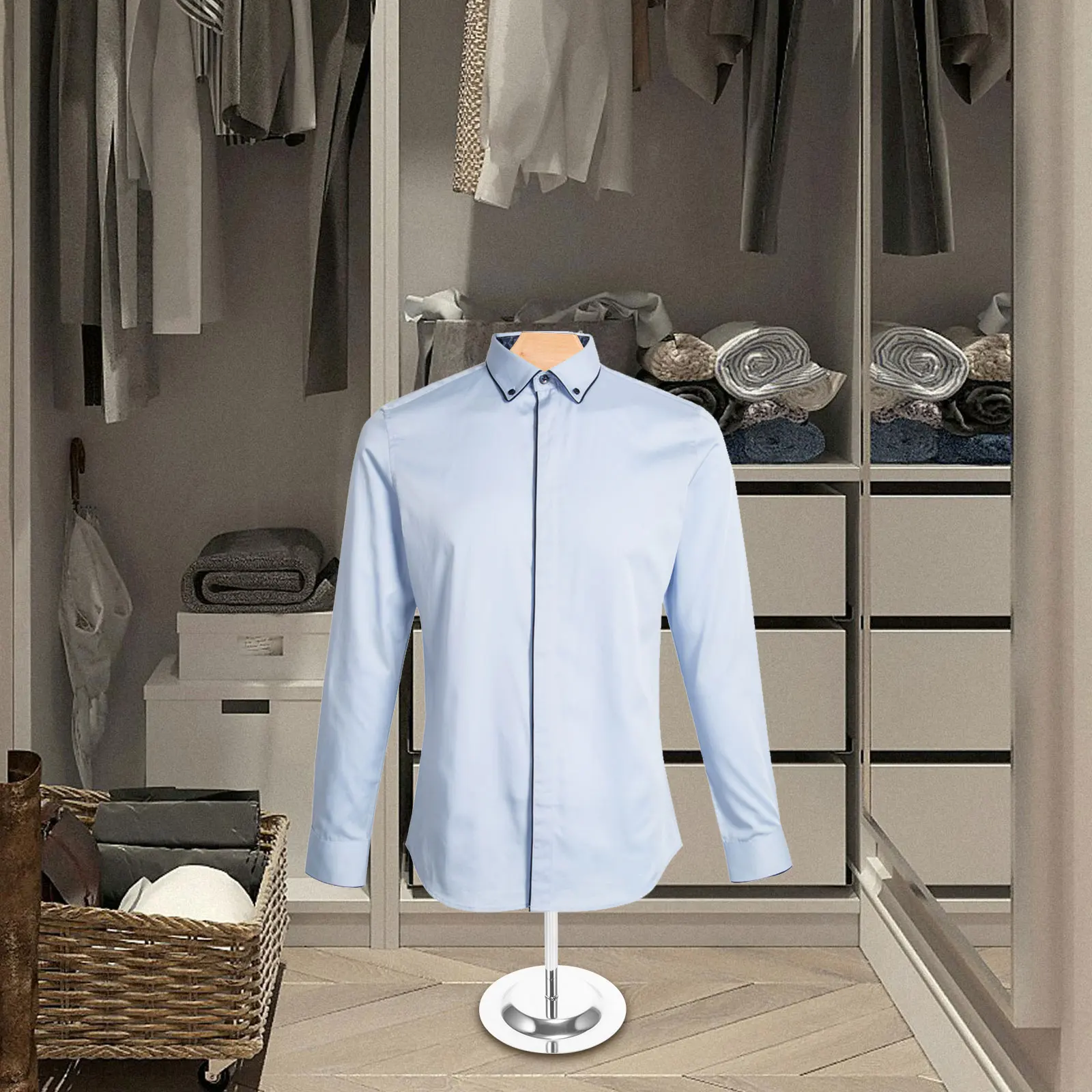 TT Adult Clothes Rack Material Long Lasting Reliable T Shirt Stand Display Holder Organizer Coat Shirt for Vendors
TT Adult Clothes Rack Material Long Lasting Reliable T Shirt Stand Display Holder Organizer Coat Shirt for Vendors