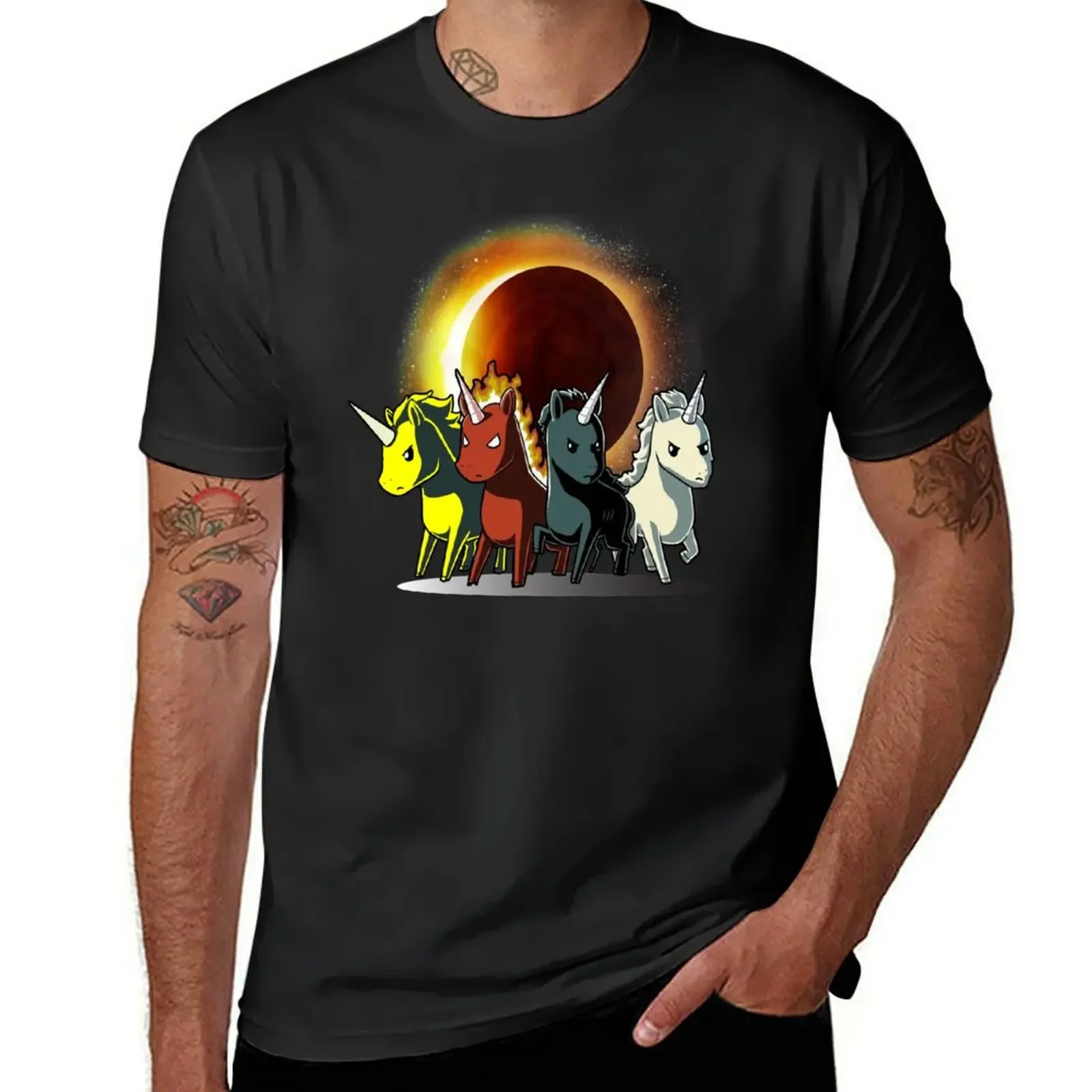 Four Unicorns horsemen Of The Apocalypse T-Shirt topping anime sports fans mens champion t shirts
Four Unicorns horsemen Of The Apocalypse T-Shirt topping anime sports fans mens champion t shirts