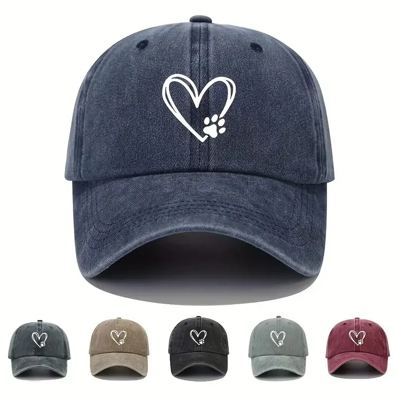 New Retro Trendy and Fashionable Love Printed Baseball Caps Summer Sun Protection Cap Outdoor Sports Washed Duckbill Hats Gorras
New Retro Trendy and Fashionable Love Printed Baseball Caps Summer Sun Protection Cap Outdoor Sports Washed Duckbill Hats Gorras