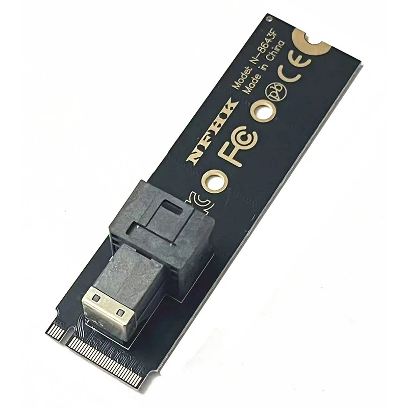 U2 to NVMe Adapter U.2 SFF 8639 SSD to M2 M key Adapter M.2 SFF-8643 Converter Card for PC Desktop Mainboard
U2 to NVMe Adapter U.2 SFF 8639 SSD to M2 M key Adapter M.2 SFF-8643 Converter Card for PC Desktop Mainboard