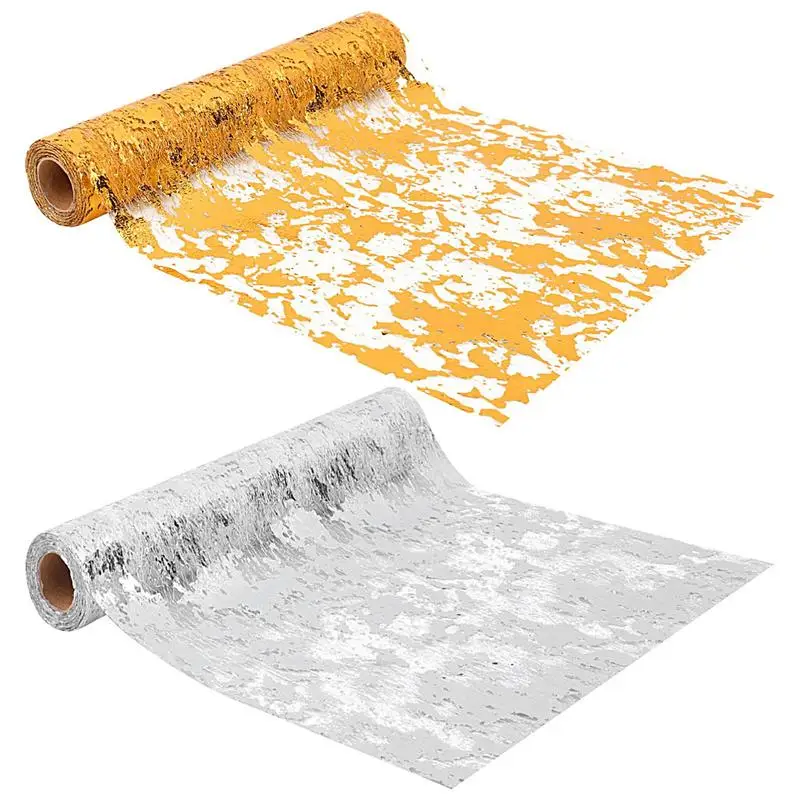 Gold/Silver Sparkle Metallic Gold Thin Table Runners Sequin Glitter Metallic Foil Thin Mesh Roll Party Wedding Festival Decor
Gold/Silver Sparkle Metallic Gold Thin Table Runners Sequin Glitter Metallic Foil Thin Mesh Roll Party Wedding Festival Decor
