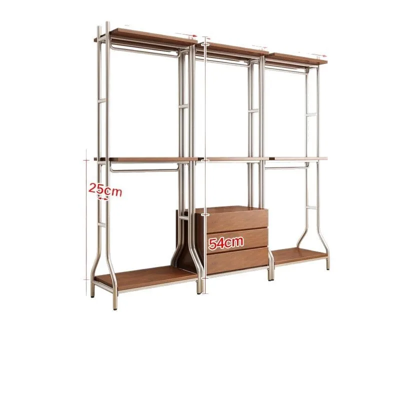 Open wardrobe, Nordic wrought iron walk-in clothing rack floor rack solid wood wardrobe
Open wardrobe, Nordic wrought iron walk-in clothing rack floor rack solid wood wardrobe