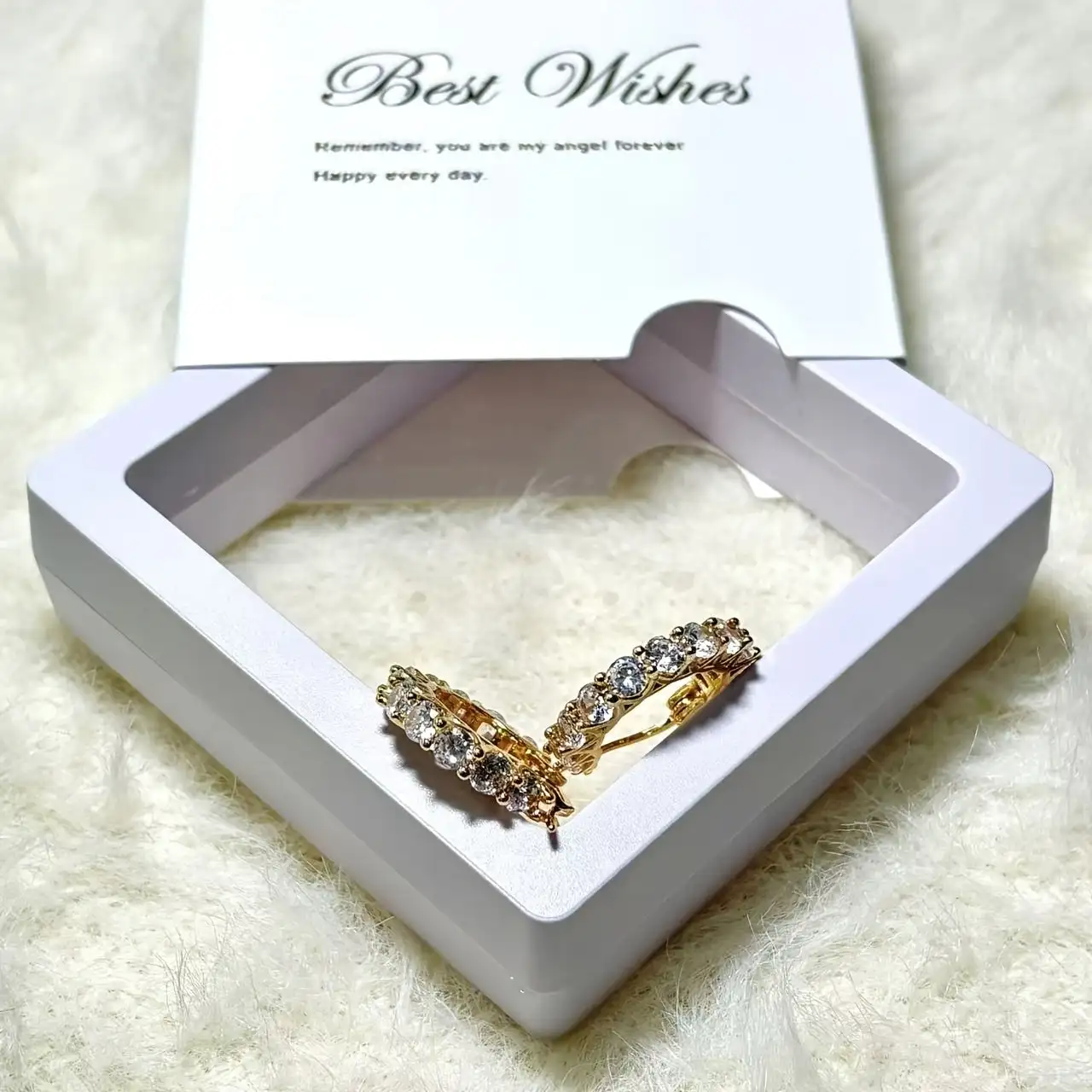 Vintage Elegant Cubic Zirconia Golden Hoop Earrings, Synthetic Zirconia, Sterling Silver Post, Alloy, Daily Wear, All Seasons
Vintage Elegant Cubic Zirconia Golden Hoop Earrings, Synthetic Zirconia, Sterling Silver Post, Alloy, Daily Wear, All Seasons