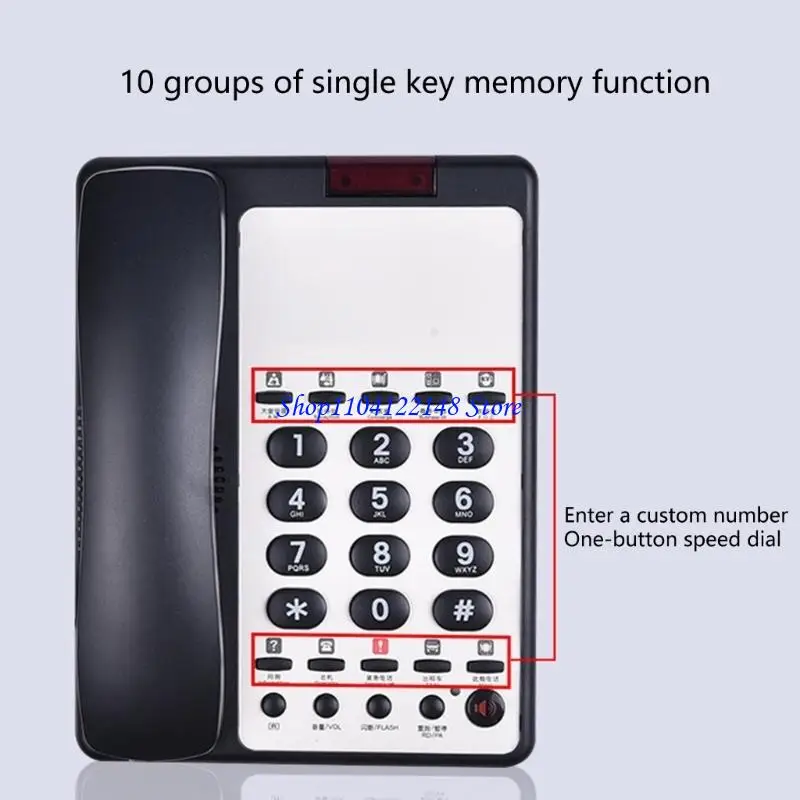 P9FA B188B Telephone Big Button Landline Phone Support Handsfree Call and Speed Dials
P9FA B188B Telephone Big Button Landline Phone Support Handsfree Call and Speed Dials