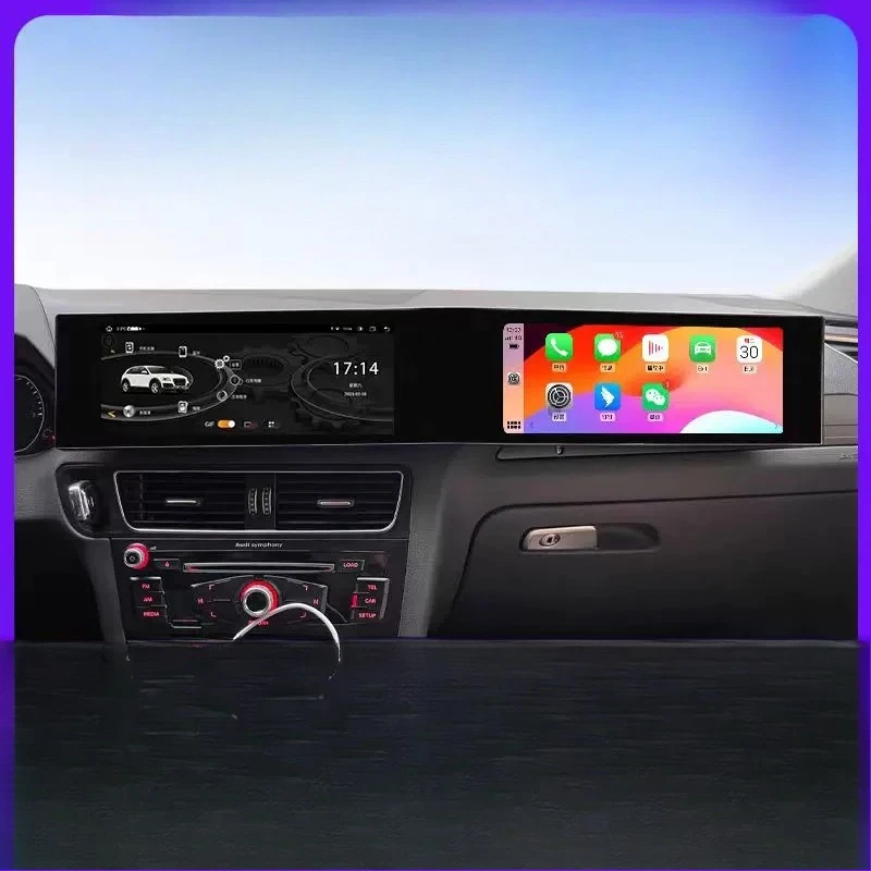 Suitable for 09-17 Audi Q5 upgraded 3D curved Dalian screen dual-screen interactive old model
Suitable for 09-17 Audi Q5 upgraded 3D curved Dalian screen dual-screen interactive old model