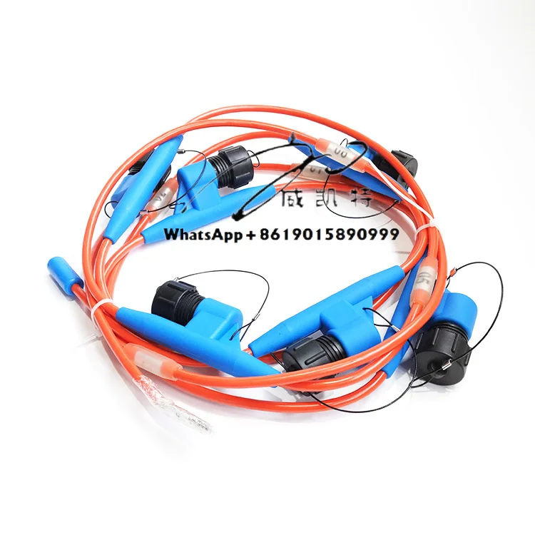 6 Channels Seismic Cable with KCK Female Connector Take-out Without Connector Interval 0.8 Meters 
6 Channels Seismic Cable with KCK Female Connector Take-out Without Connector Interval 0.8 Meters