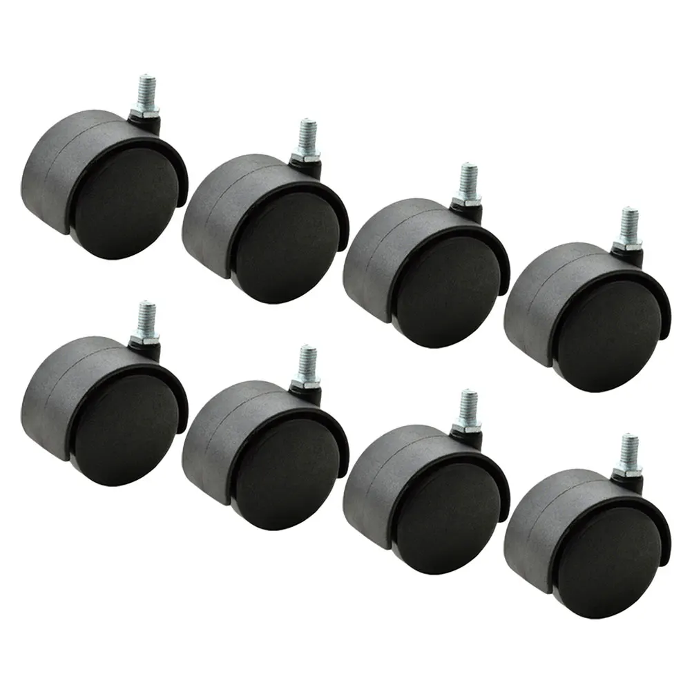 8pcs Swivel Casters 15mm Thread Gaming Chair Caster Wheels Heavy Duty Furniture Replacements Versatile
8pcs Swivel Casters 15mm Thread Gaming Chair Caster Wheels Heavy Duty Furniture Replacements Versatile