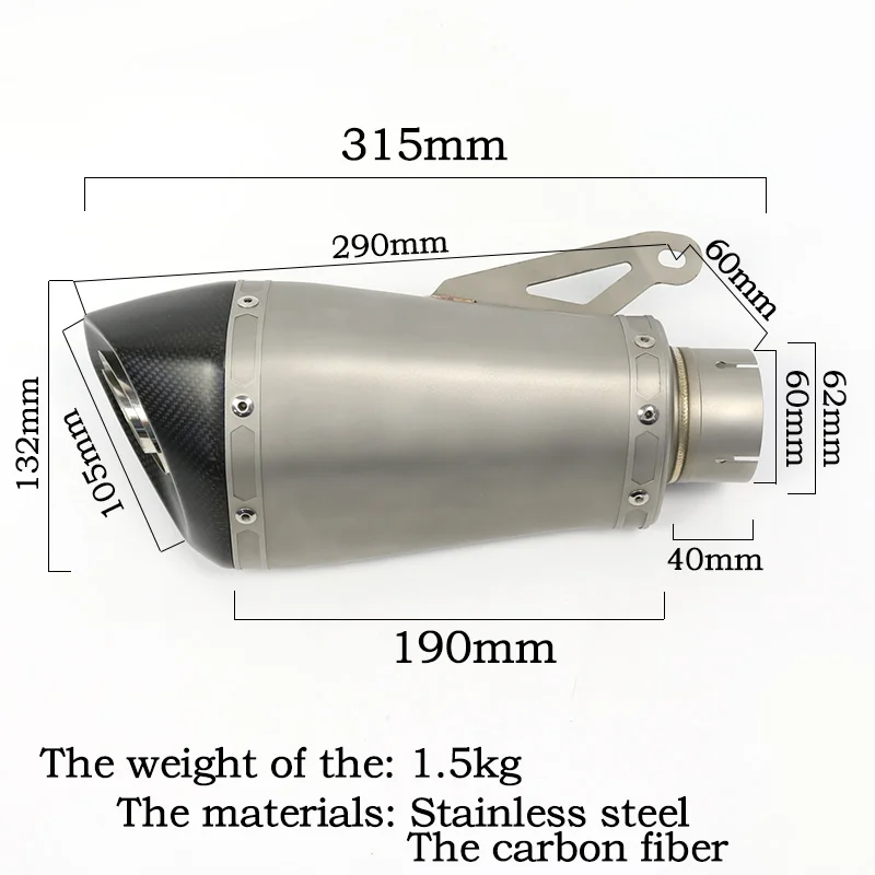 Motorcycle Exhaust System for BMW S1000rr 2010-2018 Exhaust Muffler with Db Killer Accessories Stainless Steel Retrofit
Motorcycle Exhaust System for BMW S1000rr 2010-2018 Exhaust Muffler with Db Killer Accessories Stainless Steel Retrofit