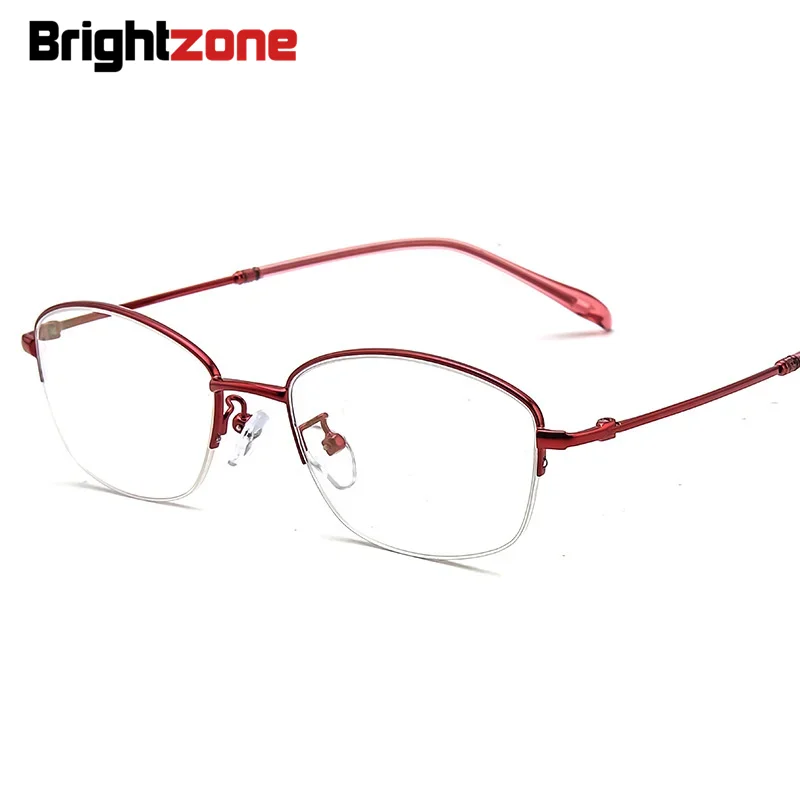 New Metal Half Rim Fashion Women's Myopia Old Flower Ultra Light Stable Simple Temperament Glasses Frame Small Eyeglasses Frames
New Metal Half Rim Fashion Women's Myopia Old Flower Ultra Light Stable Simple Temperament Glasses Frame Small Eyeglasses Frames