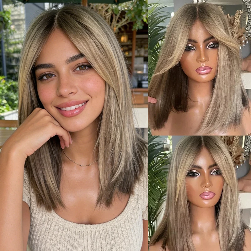 Парик для косплея и повседневной носки, короткий прямой боб, омбре, блонд-коричневый, с кружевной передней частью, высококачественный синтетический парик с естественной линией роста волос
Парик для косплея и повседневной носки, короткий прямой боб, омбре, блонд-коричневый, с кружевной передней частью, высококачественный синтетический парик с естественной линией роста волос