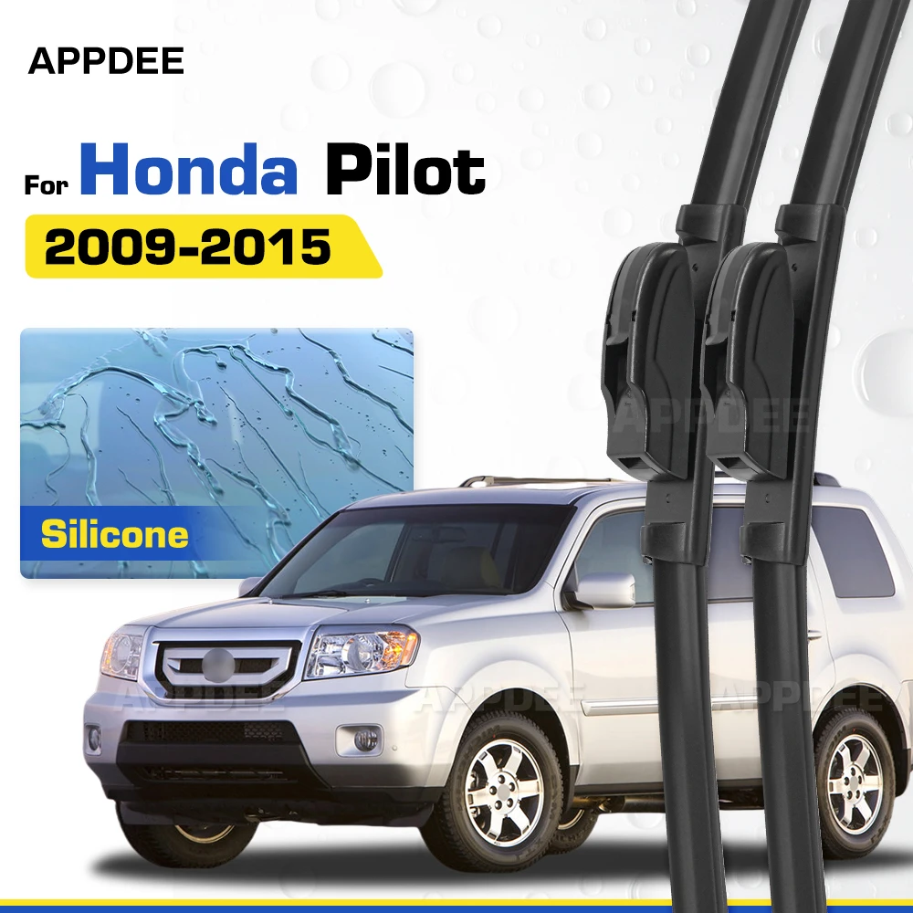 Silicone & Rubber LHD&RHD Front Wiper Blades Set For Honda Pilot MK2 2009-2015 Coated Windshield Windscreen Window Brushes
Silicone & Rubber LHD&RHD Front Wiper Blades Set For Honda Pilot MK2 2009-2015 Coated Windshield Windscreen Window Brushes