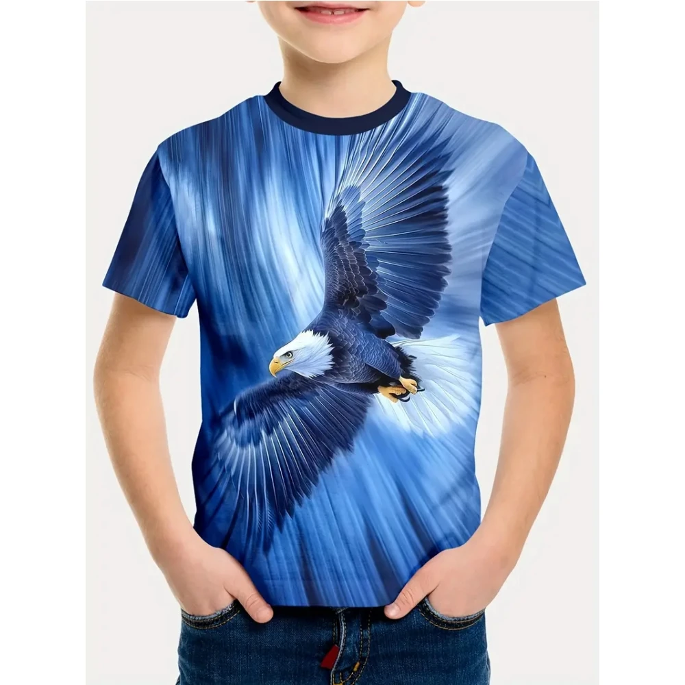 Clothes For Boys 3D Printed Animal T-Shirt Street Style Summer Comforts Casual Crew Neck Short Sleeves T-Shirts For Children
Clothes For Boys 3D Printed Animal T-Shirt Street Style Summer Comforts Casual Crew Neck Short Sleeves T-Shirts For Children