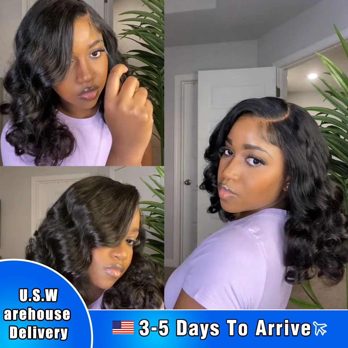 Short Bob Wig Body Wave Human Hair Wig With Bangs Full Machine Made Glueless For Black Women Loose Body Wave Human Hair Wig
Short Bob Wig Body Wave Human Hair Wig With Bangs Full Machine Made Glueless For Black Women Loose Body Wave Human Hair Wig