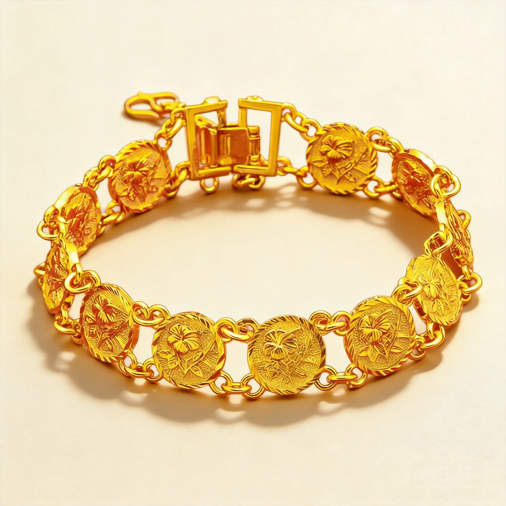 Chinese Style Lucky Blessing Gold Color Rose Carved Bracelet For Women Feng Shui Wealth Attracting Fashion Jewelry Daily Wear
Chinese Style Lucky Blessing Gold Color Rose Carved Bracelet For Women Feng Shui Wealth Attracting Fashion Jewelry Daily Wear