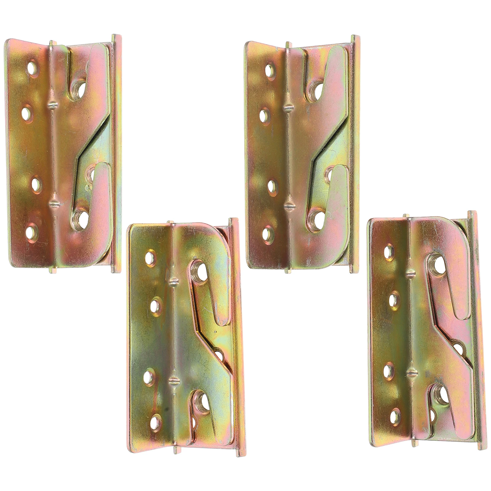 4Pcs Bed Frame Hardware Brackets for Wooden Bed Rails Headboards Invisible Design Versatile Usage Easy Installation
4Pcs Bed Frame Hardware Brackets for Wooden Bed Rails Headboards Invisible Design Versatile Usage Easy Installation