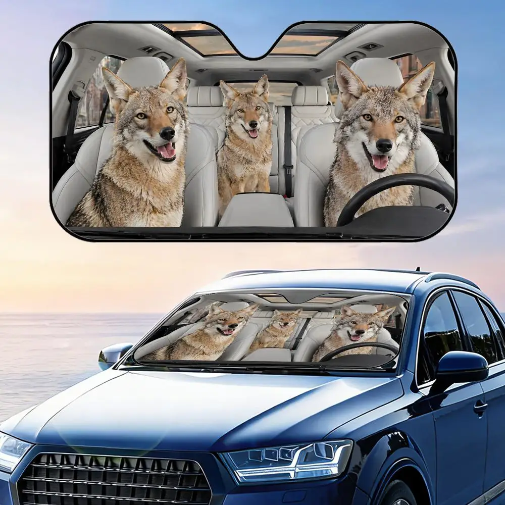 Animal Coyote Driving Sun Visor Foldable Universal Car Windshield Sun Shade UV Protection Heat Insulation Foldable Cover
Animal Coyote Driving Sun Visor Foldable Universal Car Windshield Sun Shade UV Protection Heat Insulation Foldable Cover