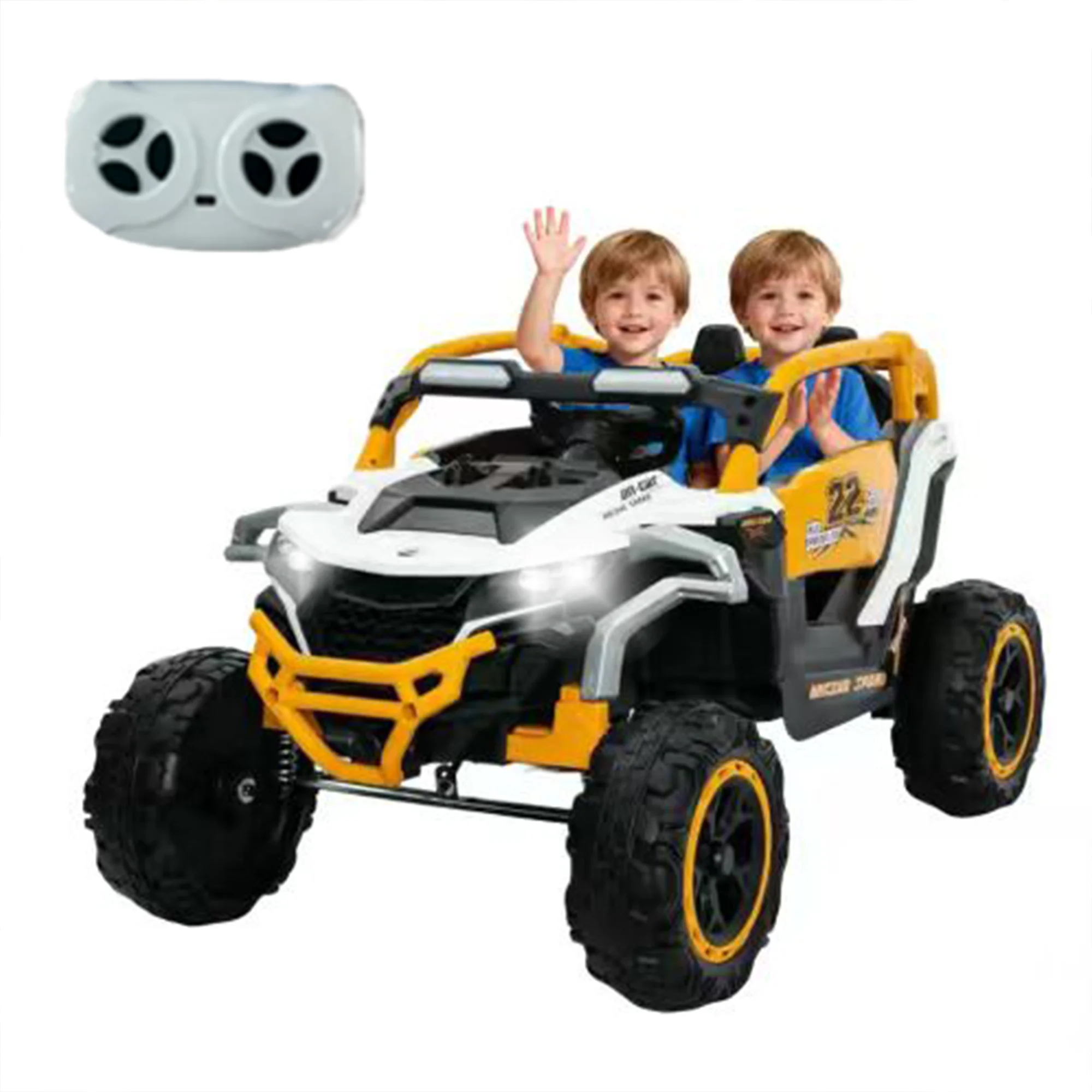 Kids Electric Ride On Toy 12V UTV with Remote Control Suspension Music LED Lights Outdoor Play Safety Belt Gift for Kids
Kids Electric Ride On Toy 12V UTV with Remote Control Suspension Music LED Lights Outdoor Play Safety Belt Gift for Kids