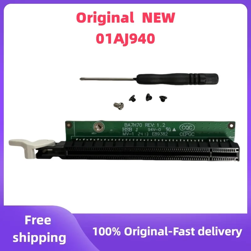 New Original For Lenovo PCIEX8 Riser Card Tiny4 01AJ940 ThinkCentre 910Q 910X M720 ThinkStation P330 Fast Shipping
New Original For Lenovo PCIEX8 Riser Card Tiny4 01AJ940 ThinkCentre 910Q 910X M720 ThinkStation P330 Fast Shipping