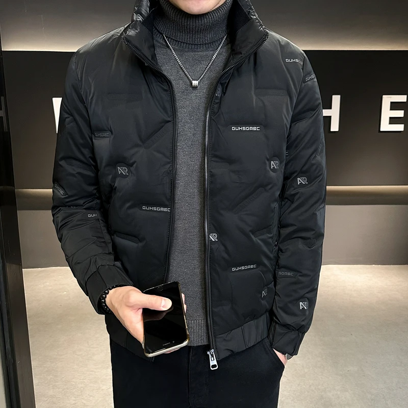 Men's down Jacket Winter Thickened Warm Lightweight Stand Collar Casual Fashionable Urban Style Polyester Fiber Outerwear
Men's down Jacket Winter Thickened Warm Lightweight Stand Collar Casual Fashionable Urban Style Polyester Fiber Outerwear