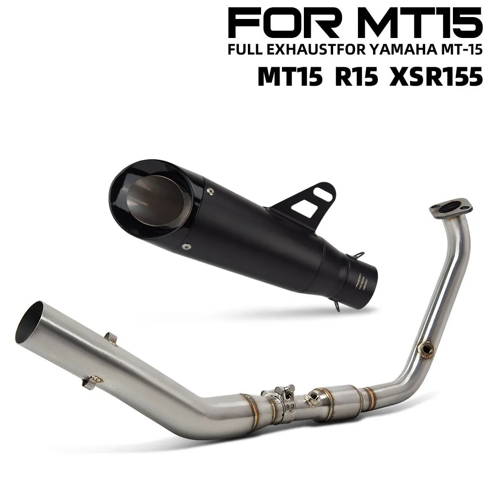 XSR125 Exhaust manifold muffler For Yamaha R125 MT125 XSR125 2019-2026 R15 MT15 XSR155 2017-2026 Motorcycle Exhaust Full system
XSR125 Exhaust manifold muffler For Yamaha R125 MT125 XSR125 2019-2026 R15 MT15 XSR155 2017-2026 Motorcycle Exhaust Full system