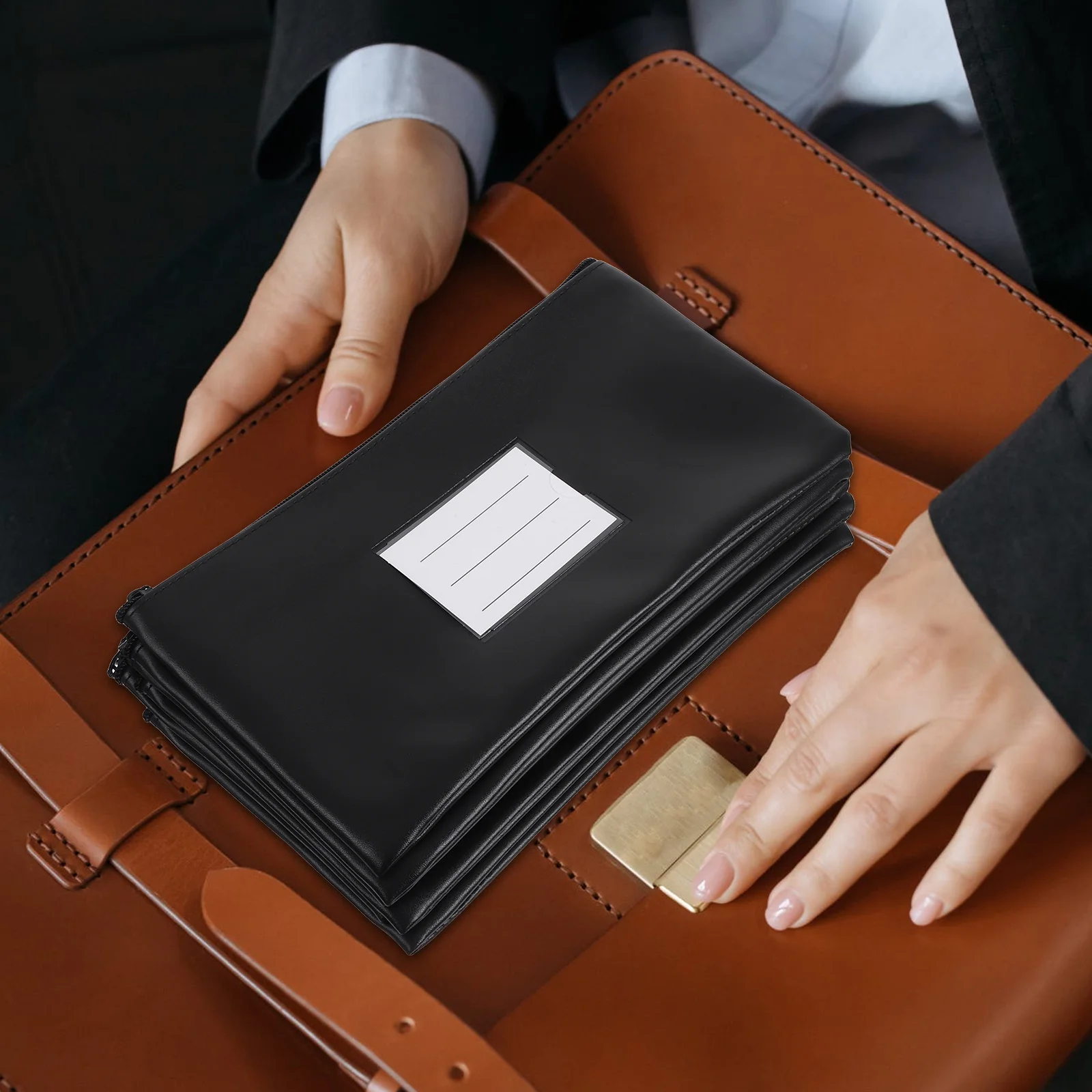 6pcs Waterproof With Zipper Card Slot Organizer Bank Document Coin Storage Wallet For Cash Receipts Travel Small Money
6pcs Waterproof With Zipper Card Slot Organizer Bank Document Coin Storage Wallet For Cash Receipts Travel Small Money