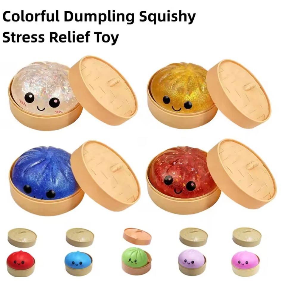 Dumpling Squishy Glitter Pinch Mystery Mini Dumpling Surprise Slow Rebound Soft Decompression Home Decorat Children Adult Gifts
Dumpling Squishy Glitter Pinch Mystery Mini Dumpling Surprise Slow Rebound Soft Decompression Home Decorat Children Adult Gifts