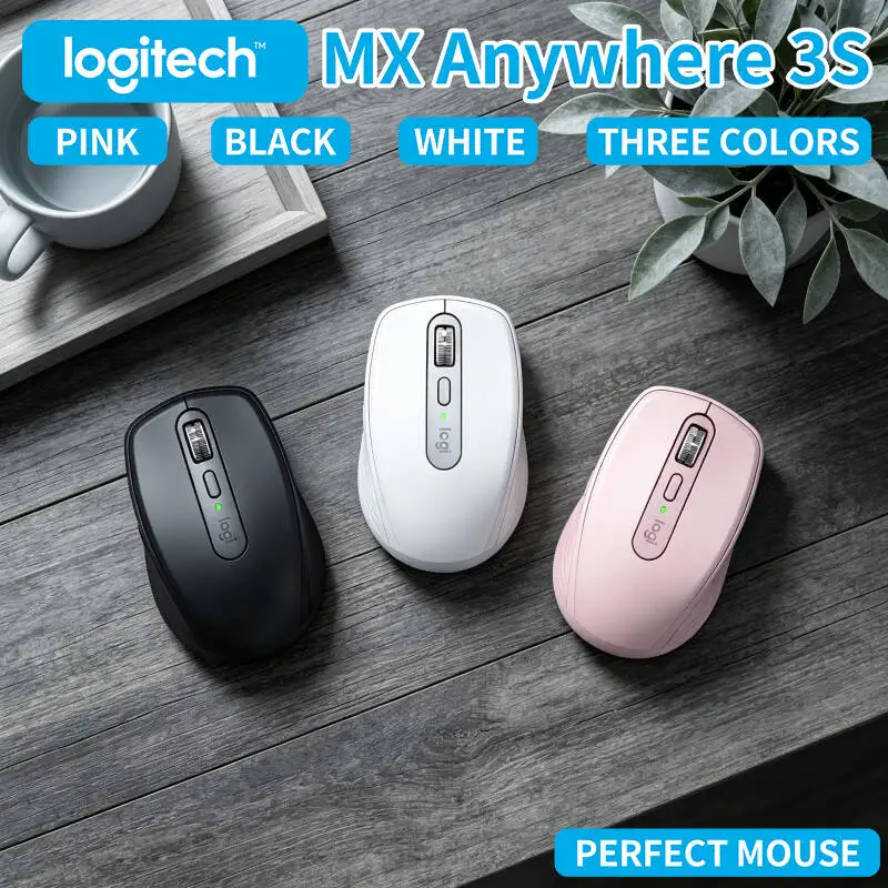 Ergonomic MX Anywhere 3S - 8K DPI, Hyper-Scroll, Anti-Slip Grip, Ideal for Online Course Learning & Office Work
Ergonomic MX Anywhere 3S - 8K DPI, Hyper-Scroll, Anti-Slip Grip, Ideal for Online Course Learning & Office Work